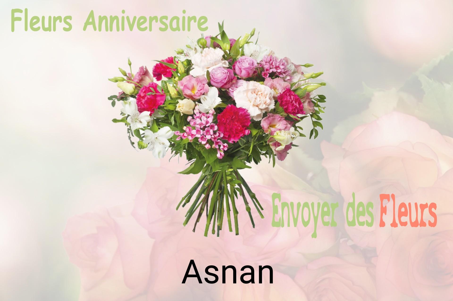 Bouquet de fleurs d’anniversaire livré à Asnan